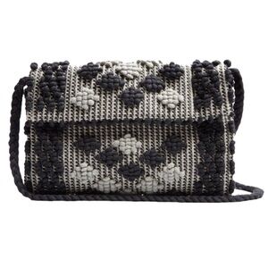 Antonello Tedde Woven Handbag Black Grey